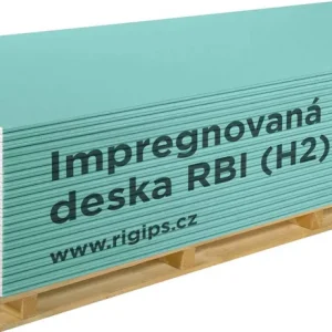 Deska sádrokartonová Rigips RBI 2 500×1 250×12,5 mm