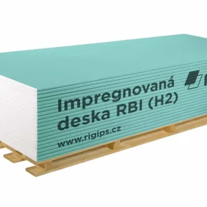 Deska sádrokartonová Rigips RBI 2 600×1 250×12,5 mm