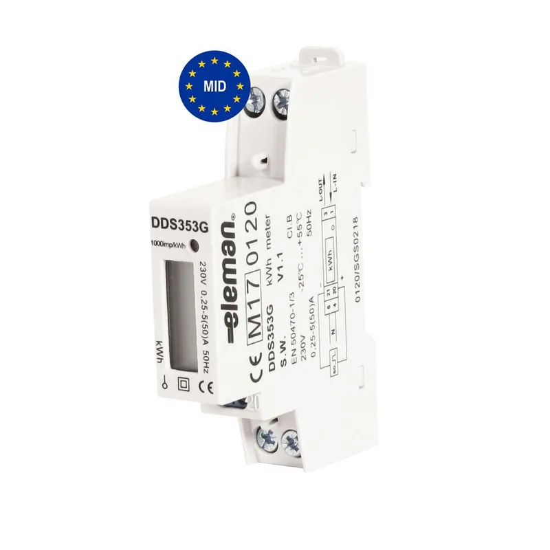 Elektroměr Eleman DDS353 50A MID