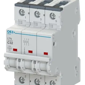 Jistič OEZ LTN-10C-3 10 kA C 10 A