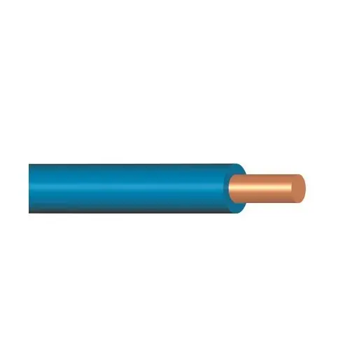 Vodič H07V-U (CY) světlemodrá 10 mm2