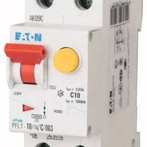 Chránič proudový s jištěním Eaton PFL7-10/1N/B/003-A-DE