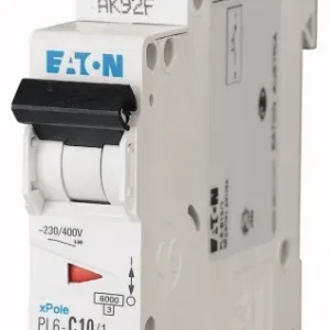 Jistič Eaton PL6-C10/1 6 kA C 10 A