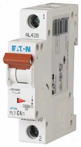 Jistič Eaton PL7-C4/1 10 kA C 4 A