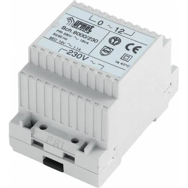 Zdroj 230 V, 18 VA, 3 DIN moduly 9000/230