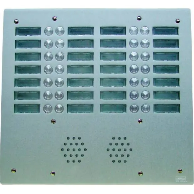 Vandalizmu odolný tlač. panel, 32 tl., 4 sloupce AV4032P