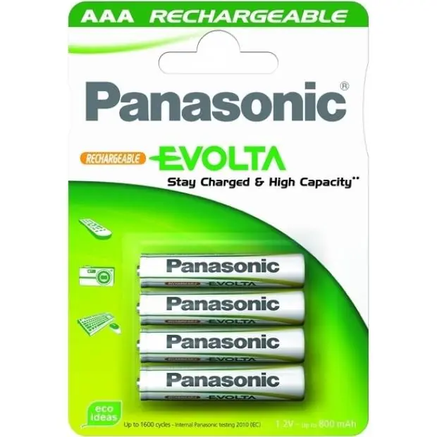 Aku baterie Panasonic Evolta aku HR03 AAA 1,2V Ni-MH 750mAh blist 4ks