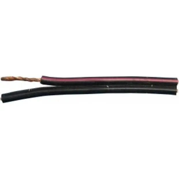 V03VH-H 2x0,75 C/R (CYH) černorudý kabel