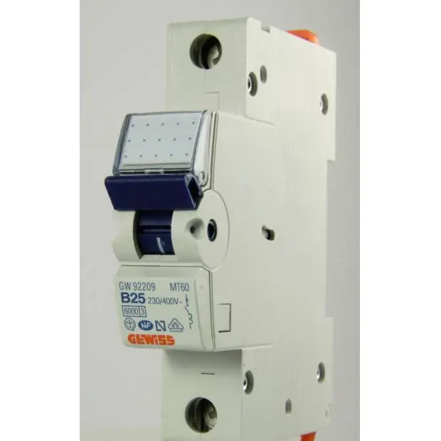 Jistič 25B/1 GW92209 jednopólový GEWISS