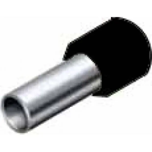 DI 6-12 černá Dutinka izolovaná o průřezu 6,0mm2 / 12mm
