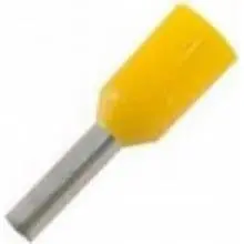 Dutinka DD 1,0- 8 žlutá dvojitá o průřezu 2x1,0mm2 / 8mm