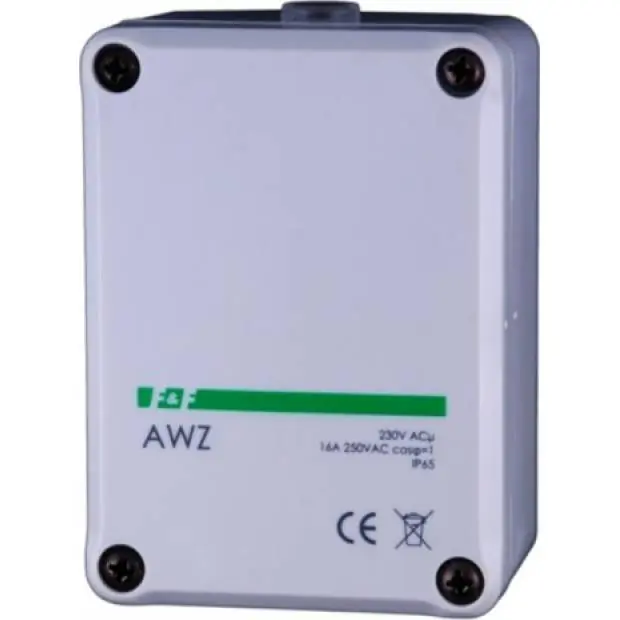 Spínač soumrakový venkovní IP65 na stěnu 16A 230V AC