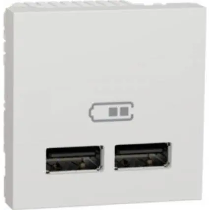 UNICA NU341818 USB nabíječka dvojitá Schneider