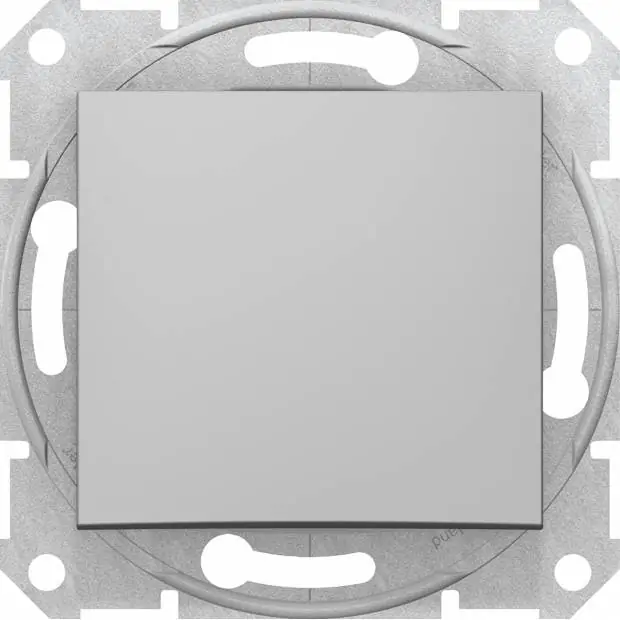 Sedna spínač r.1 alu SDN0100160 Schneider