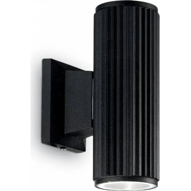 BASE AP2 NERO Ideal Lux 129433 nástěnné svítidlo na fasádu