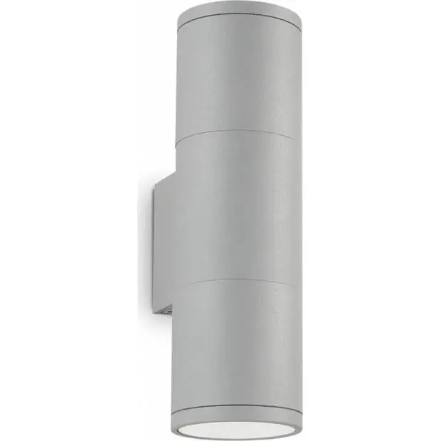 GUN AP2 SMALL GRIGIO Ideal Lux 163628 nástěnné svítidlo na fasádu