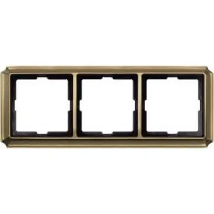 Schneider MTN483343 Trojrámeček antique brass